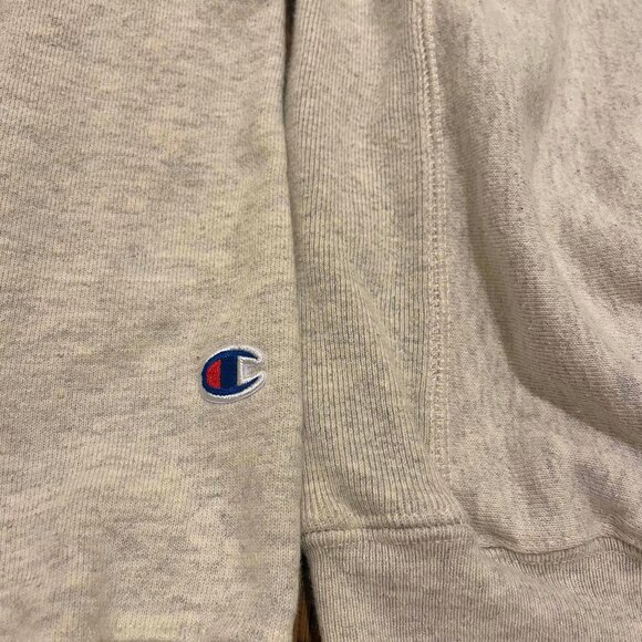 Champion Reverse Weave Hoodie, C Logo (Men Small) - Picture 5 of 5